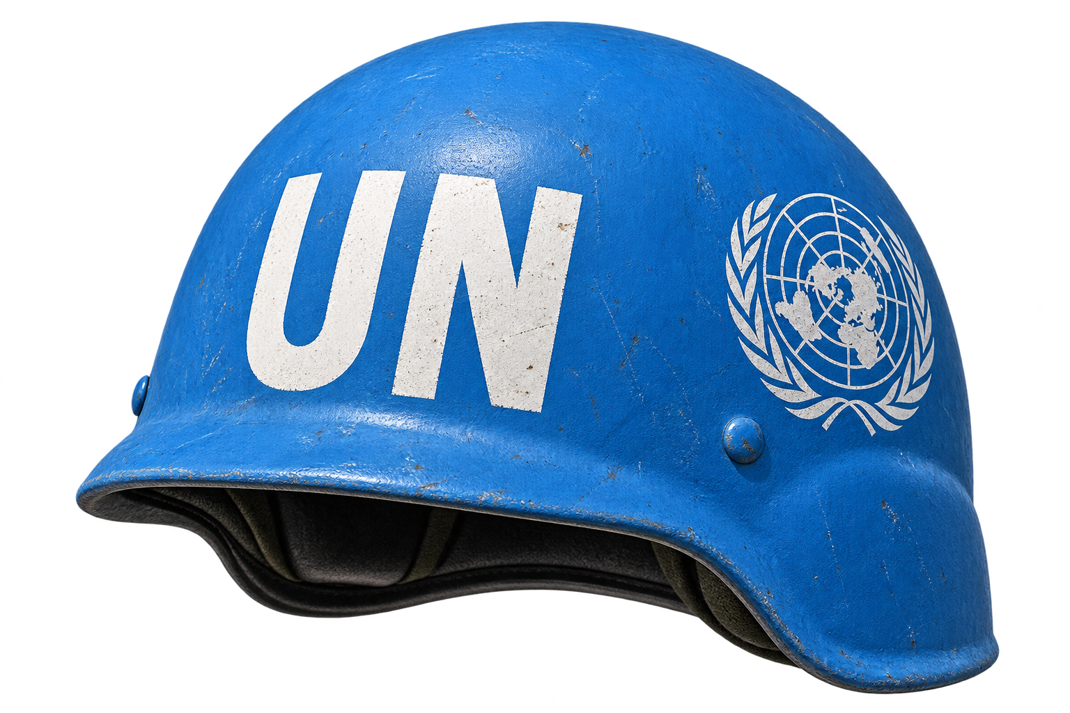 United Nations helmet